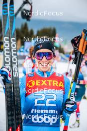 04.01.2022, Val di Fiemme, Italy (ITA): Delphine Claudel (FRA) - FIS world cup cross-country, tour de ski, final climb women, Val di Fiemme (ITA). www.nordicfocus.com. © Modica/NordicFocus. Every downloaded picture is fee-liable.