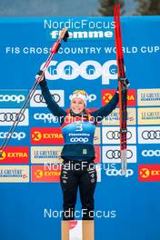 04.01.2022, Val di Fiemme, Italy (ITA): Johanna Hagstroem (SWE), (l-r) - FIS world cup cross-country, tour de ski, final climb women, Val di Fiemme (ITA). www.nordicfocus.com. © Modica/NordicFocus. Every downloaded picture is fee-liable.