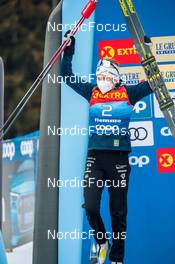 04.01.2022, Val di Fiemme, Italy (ITA): Ebba Andersson (SWE), (l-r) - FIS world cup cross-country, tour de ski, final climb women, Val di Fiemme (ITA). www.nordicfocus.com. © Modica/NordicFocus. Every downloaded picture is fee-liable.