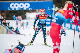 04.01.2022, Val di Fiemme, Italy (ITA): Katharina Hennig (GER) - FIS world cup cross-country, tour de ski, final climb women, Val di Fiemme (ITA). www.nordicfocus.com. © Modica/NordicFocus. Every downloaded picture is fee-liable.