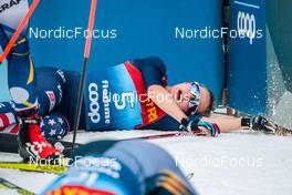 04.01.2022, Val di Fiemme, Italy (ITA): Jessie Diggins (USA) - FIS world cup cross-country, tour de ski, final climb women, Val di Fiemme (ITA). www.nordicfocus.com. © Modica/NordicFocus. Every downloaded picture is fee-liable.
