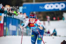 04.01.2022, Val di Fiemme, Italy (ITA): Krista Parmakoski (FIN) - FIS world cup cross-country, tour de ski, final climb women, Val di Fiemme (ITA). www.nordicfocus.com. © Modica/NordicFocus. Every downloaded picture is fee-liable.