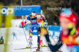 04.01.2022, Val di Fiemme, Italy (ITA): Antonia Fraebel (GER) - FIS world cup cross-country, tour de ski, final climb women, Val di Fiemme (ITA). www.nordicfocus.com. © Modica/NordicFocus. Every downloaded picture is fee-liable.