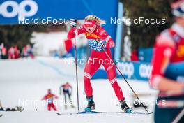04.01.2022, Val di Fiemme, Italy (ITA): Tatiana Sorina (RUS) - FIS world cup cross-country, tour de ski, final climb women, Val di Fiemme (ITA). www.nordicfocus.com. © Modica/NordicFocus. Every downloaded picture is fee-liable.