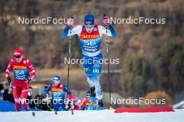 03.01.2022, Val di Fiemme, Italy (ITA): Remi Lindholm (FIN) - FIS world cup cross-country, tour de ski, mass men, Val di Fiemme (ITA). www.nordicfocus.com. © Modica/NordicFocus. Every downloaded picture is fee-liable.