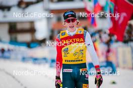 03.01.2022, Val di Fiemme, Italy (ITA): Johannes Hoesflot Klaebo (NOR) - FIS world cup cross-country, tour de ski, mass men, Val di Fiemme (ITA). www.nordicfocus.com. © Modica/NordicFocus. Every downloaded picture is fee-liable.