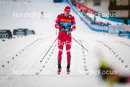 03.01.2022, Val di Fiemme, Italy (ITA): Alexander Bolshunov (RUS) - FIS world cup cross-country, tour de ski, mass men, Val di Fiemme (ITA). www.nordicfocus.com. © Modica/NordicFocus. Every downloaded picture is fee-liable.