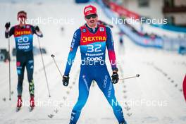 03.01.2022, Val di Fiemme, Italy (ITA): Jonas Baumann (SUI) - FIS world cup cross-country, tour de ski, mass men, Val di Fiemme (ITA). www.nordicfocus.com. © Modica/NordicFocus. Every downloaded picture is fee-liable.