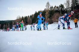 03.01.2022, Val di Fiemme, Italy (ITA): Track atmosphere: menÕs race  - FIS world cup cross-country, tour de ski, mass men, Val di Fiemme (ITA). www.nordicfocus.com. © Modica/NordicFocus. Every downloaded picture is fee-liable.