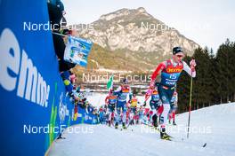 03.01.2022, Val di Fiemme, Italy (ITA): Didrik Toenseth (NOR) - FIS world cup cross-country, tour de ski, mass men, Val di Fiemme (ITA). www.nordicfocus.com. © Modica/NordicFocus. Every downloaded picture is fee-liable.