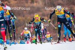 03.01.2022, Val di Fiemme, Italy (ITA): Lisa Lohmann (GER), Antonia Fraebel (GER), (l-r)  - FIS world cup cross-country, tour de ski, mass women, Val di Fiemme (ITA). www.nordicfocus.com. © Modica/NordicFocus. Every downloaded picture is fee-liable.