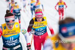 03.01.2022, Val di Fiemme, Italy (ITA): Teresa Stadlober (AUT) - FIS world cup cross-country, tour de ski, mass women, Val di Fiemme (ITA). www.nordicfocus.com. © Modica/NordicFocus. Every downloaded picture is fee-liable.