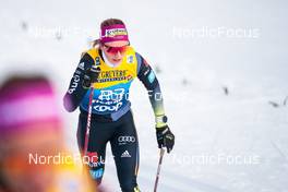 03.01.2022, Val di Fiemme, Italy (ITA): Katherine Sauerbrey (GER) - FIS world cup cross-country, tour de ski, mass women, Val di Fiemme (ITA). www.nordicfocus.com. © Modica/NordicFocus. Every downloaded picture is fee-liable.