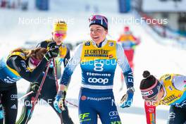 03.01.2022, Val di Fiemme, Italy (ITA): Krista Parmakoski (FIN) - FIS world cup cross-country, tour de ski, mass women, Val di Fiemme (ITA). www.nordicfocus.com. © Modica/NordicFocus. Every downloaded picture is fee-liable.