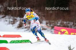 03.01.2022, Val di Fiemme, Italy (ITA): Charlotte Kalla (SWE) - FIS world cup cross-country, tour de ski, mass women, Val di Fiemme (ITA). www.nordicfocus.com. © Modica/NordicFocus. Every downloaded picture is fee-liable.
