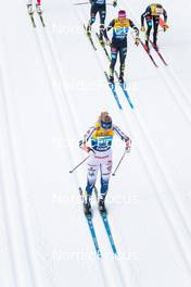 03.01.2022, Val di Fiemme, Italy (ITA): Sofie Krehl (GER), Louise Lindstroem (SWE), (l-r)  - FIS world cup cross-country, tour de ski, mass women, Val di Fiemme (ITA). www.nordicfocus.com. © Modica/NordicFocus. Every downloaded picture is fee-liable.