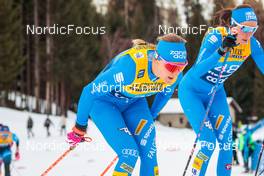 03.01.2022, Val di Fiemme, Italy (ITA): Lucia Scardoni (ITA) - FIS world cup cross-country, tour de ski, mass women, Val di Fiemme (ITA). www.nordicfocus.com. © Modica/NordicFocus. Every downloaded picture is fee-liable.