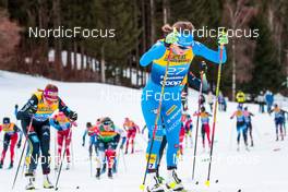 03.01.2022, Val di Fiemme, Italy (ITA): Anna Comarella (ITA) - FIS world cup cross-country, tour de ski, mass women, Val di Fiemme (ITA). www.nordicfocus.com. © Modica/NordicFocus. Every downloaded picture is fee-liable.
