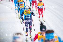 03.01.2022, Val di Fiemme, Italy (ITA): Katharine Ogden (USA) - FIS world cup cross-country, tour de ski, mass women, Val di Fiemme (ITA). www.nordicfocus.com. © Modica/NordicFocus. Every downloaded picture is fee-liable.