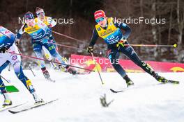 03.01.2022, Val di Fiemme, Italy (ITA): Krista Parmakoski (FIN), Katharina Hennig (GER), (l-r)  - FIS world cup cross-country, tour de ski, mass women, Val di Fiemme (ITA). www.nordicfocus.com. © Modica/NordicFocus. Every downloaded picture is fee-liable.