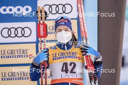 27.02.2022, Lahti Finland (FIN): Krista Parmakoski (FIN), (l-r) - FIS world cup cross-country, 10km women, Lahti (FIN). www.nordicfocus.com. © Thibaut/NordicFocus. Every downloaded picture is fee-liable.