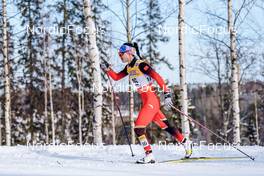 27.02.2022, Lahti Finland (FIN): Chunxue Chi (CHN) - FIS world cup cross-country, 10km women, Lahti (FIN). www.nordicfocus.com. © Thibaut/NordicFocus. Every downloaded picture is fee-liable.