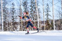 27.02.2022, Lahti Finland (FIN): Laura Leclair (CAN) - FIS world cup cross-country, 10km women, Lahti (FIN). www.nordicfocus.com. © Thibaut/NordicFocus. Every downloaded picture is fee-liable.