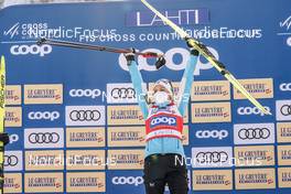 27.02.2022, Lahti Finland (FIN): Therese Johaug (NOR), (l-r) - FIS world cup cross-country, 10km women, Lahti (FIN). www.nordicfocus.com. © Thibaut/NordicFocus. Every downloaded picture is fee-liable.