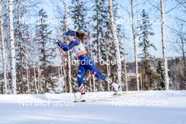 27.02.2022, Lahti Finland (FIN): Katharine Ogden (USA) - FIS world cup cross-country, 10km women, Lahti (FIN). www.nordicfocus.com. © Thibaut/NordicFocus. Every downloaded picture is fee-liable.