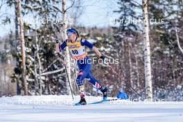 27.02.2022, Lahti Finland (FIN): Jessie Diggins (USA) - FIS world cup cross-country, 10km women, Lahti (FIN). www.nordicfocus.com. © Thibaut/NordicFocus. Every downloaded picture is fee-liable.