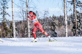 27.02.2022, Lahti Finland (FIN): Anastasia Rygalina (RUS) - FIS world cup cross-country, 10km women, Lahti (FIN). www.nordicfocus.com. © Thibaut/NordicFocus. Every downloaded picture is fee-liable.