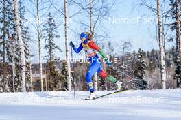 27.02.2022, Lahti Finland (FIN): Hanna Karaliova (BLR) - FIS world cup cross-country, 10km women, Lahti (FIN). www.nordicfocus.com. © Thibaut/NordicFocus. Every downloaded picture is fee-liable.