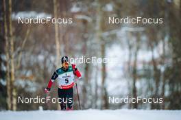 27.02.2022, Lahti Finland (FIN): Olivier Leveille (CAN) - FIS world cup cross-country, 15km men, Lahti (FIN). www.nordicfocus.com. © Thibaut/NordicFocus. Every downloaded picture is fee-liable.