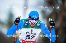 27.02.2022, Lahti Finland (FIN): Francesco De Fabiani (ITA) - FIS world cup cross-country, 15km men, Lahti (FIN). www.nordicfocus.com. © Thibaut/NordicFocus. Every downloaded picture is fee-liable.