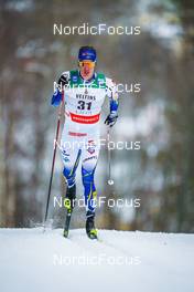 27.02.2022, Lahti Finland (FIN): Johan Haeggstroem (SWE) - FIS world cup cross-country, 15km men, Lahti (FIN). www.nordicfocus.com. © Thibaut/NordicFocus. Every downloaded picture is fee-liable.