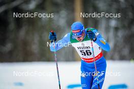 27.02.2022, Lahti Finland (FIN): Federico Pellegrino (ITA) - FIS world cup cross-country, 15km men, Lahti (FIN). www.nordicfocus.com. © Thibaut/NordicFocus. Every downloaded picture is fee-liable.