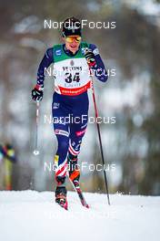 27.02.2022, Lahti Finland (FIN): Scott Patterson (USA) - FIS world cup cross-country, 15km men, Lahti (FIN). www.nordicfocus.com. © Thibaut/NordicFocus. Every downloaded picture is fee-liable.