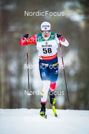 27.02.2022, Lahti Finland (FIN): Erik Valnes (NOR) - FIS world cup cross-country, 15km men, Lahti (FIN). www.nordicfocus.com. © Thibaut/NordicFocus. Every downloaded picture is fee-liable.