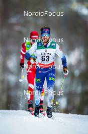27.02.2022, Lahti Finland (FIN): Aleksi Parttimaa (FIN) - FIS world cup cross-country, 15km men, Lahti (FIN). www.nordicfocus.com. © Thibaut/NordicFocus. Every downloaded picture is fee-liable.