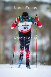 27.02.2022, Lahti Finland (FIN): Antoine Cyr (CAN) - FIS world cup cross-country, 15km men, Lahti (FIN). www.nordicfocus.com. © Thibaut/NordicFocus. Every downloaded picture is fee-liable.