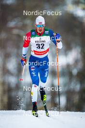 27.02.2022, Lahti Finland (FIN): Andrew Young (GBR) - FIS world cup cross-country, 15km men, Lahti (FIN). www.nordicfocus.com. © Thibaut/NordicFocus. Every downloaded picture is fee-liable.