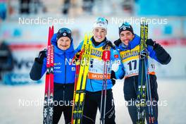 26.02.2022, Lahti Finland (FIN): Lucas Chanavat (FRA), Arnaud Chautemps (FRA), (l-r)  - FIS world cup cross-country, individual sprint, Lahti (FIN). www.nordicfocus.com. © Thibaut/NordicFocus. Every downloaded picture is fee-liable.