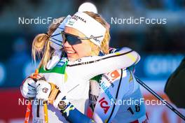 26.02.2022, Lahti Finland (FIN): Jonna Sundling (SWE), Emma Ribom (SWE), (l-r)  - FIS world cup cross-country, individual sprint, Lahti (FIN). www.nordicfocus.com. © Modica/NordicFocus. Every downloaded picture is fee-liable.