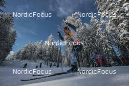 26.02.2022, Lahti Finland (FIN): Niko Husu (FIN) - FIS world cup cross-country, individual sprint, Lahti (FIN). www.nordicfocus.com. © Modica/NordicFocus. Every downloaded picture is fee-liable.