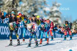 26.02.2022, Lahti Finland (FIN): Victoria Carl (GER), Nadine Faehndrich (SUI), (l-r)  - FIS world cup cross-country, individual sprint, Lahti (FIN). www.nordicfocus.com. © Modica/NordicFocus. Every downloaded picture is fee-liable.