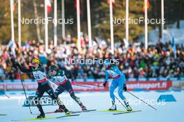 26.02.2022, Lahti Finland (FIN): Coletta Rydzek (GER), Rosie Brennan (USA), Caterina Ganz (ITA), (l-r)  - FIS world cup cross-country, individual sprint, Lahti (FIN). www.nordicfocus.com. © Modica/NordicFocus. Every downloaded picture is fee-liable.