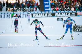 26.02.2022, Lahti Finland (FIN): Jessie Diggins (USA), Anamarija Lampic (SLO), (l-r)  - FIS world cup cross-country, individual sprint, Lahti (FIN). www.nordicfocus.com. © Modica/NordicFocus. Every downloaded picture is fee-liable.