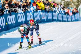 26.02.2022, Lahti Finland (FIN): Hailey Swirbul (USA) - FIS world cup cross-country, individual sprint, Lahti (FIN). www.nordicfocus.com. © Modica/NordicFocus. Every downloaded picture is fee-liable.