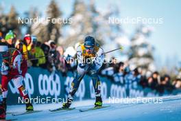 26.02.2022, Lahti Finland (FIN): Maciej Starega (POL), Anton Persson (SWE), (l-r)  - FIS world cup cross-country, individual sprint, Lahti (FIN). www.nordicfocus.com. © Modica/NordicFocus. Every downloaded picture is fee-liable.