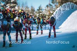 26.02.2022, Lahti Finland (FIN): Even Northug (NOR), Renaud Jay (FRA), (l-r)  - FIS world cup cross-country, individual sprint, Lahti (FIN). www.nordicfocus.com. © Modica/NordicFocus. Every downloaded picture is fee-liable.